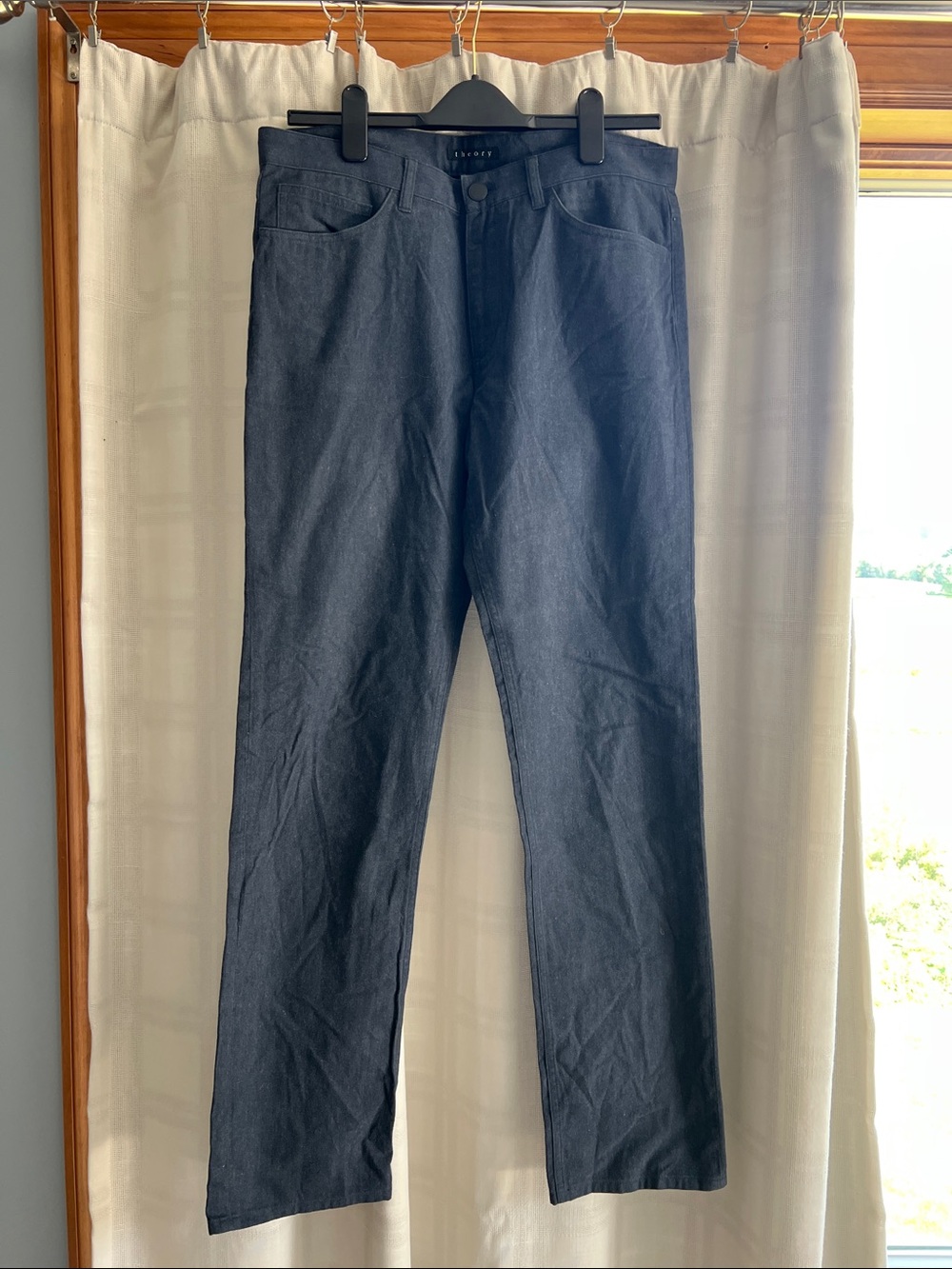 Theory Men's Hayden Straight Jeans in Deep Indigo 32 x 32